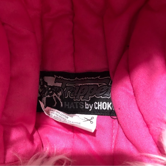 Choko Authentics Trapper Hat White and Grey Womens O/S - Picture 5 of 7